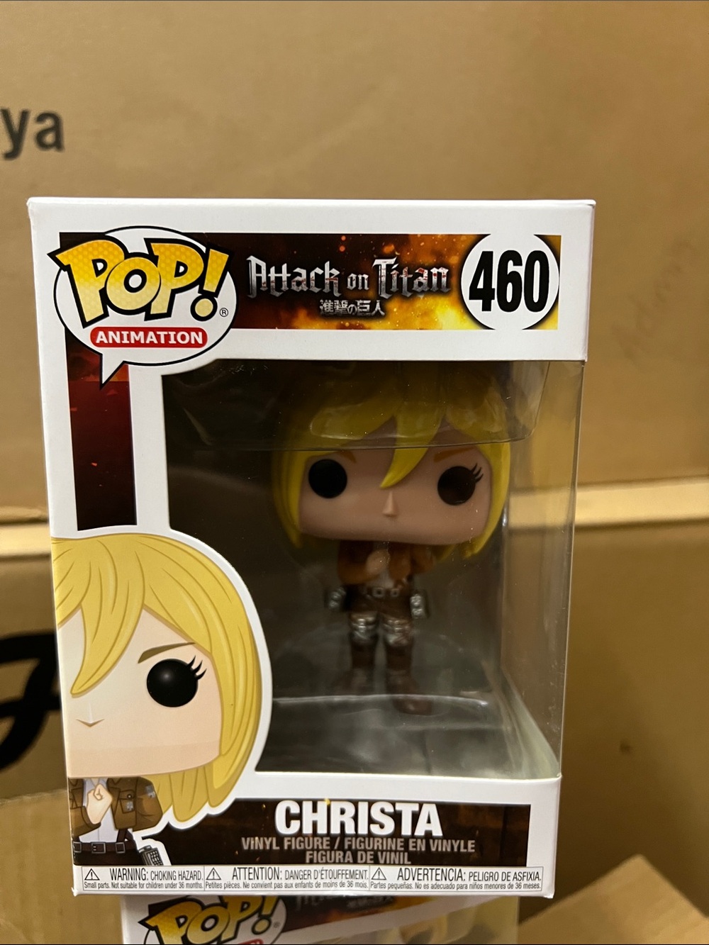 Funko Pop! Attack On Titan Christa #460 Vinyl Figure Pop Animation